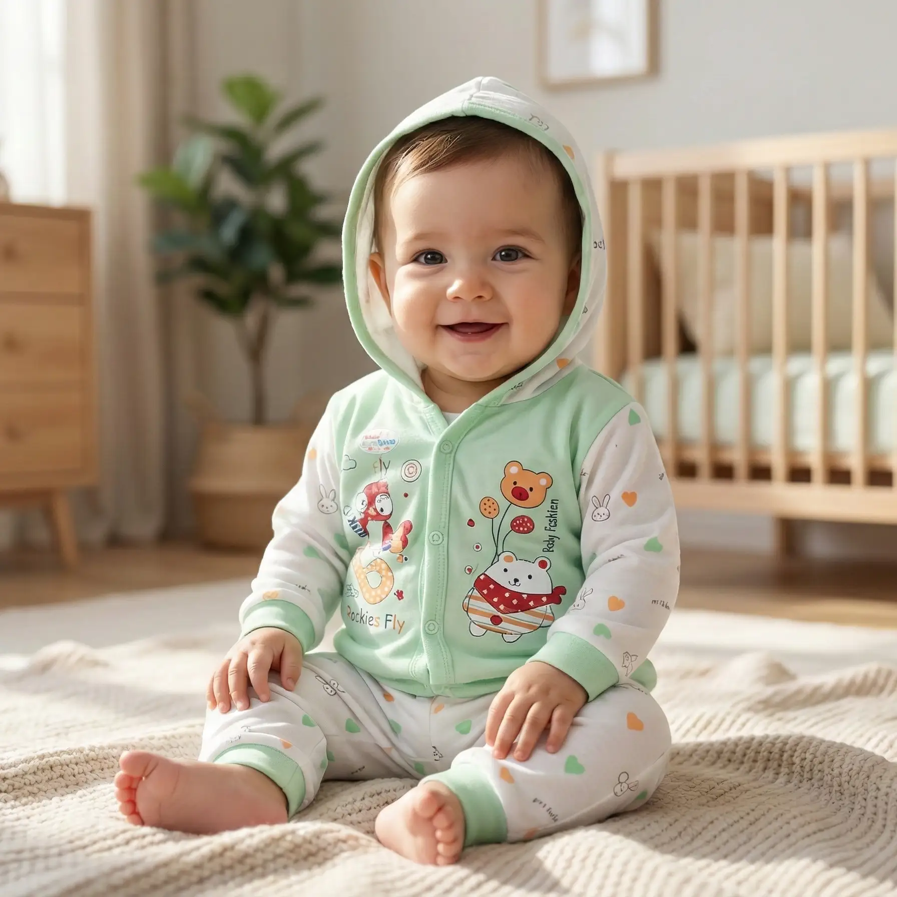 Cute Hooded Baby